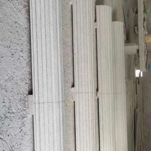 无锡 花岗岩厂家带你看白麻花岗岩门楼大柱柱皮