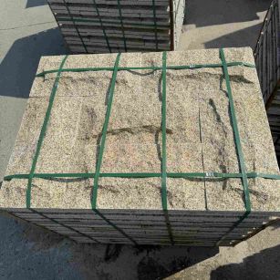 无锡 黄金麻花岗岩石材自然面蘑菇石成品