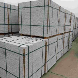 无锡 白麻花岗岩石材荔枝面地铺石（300*600*50）