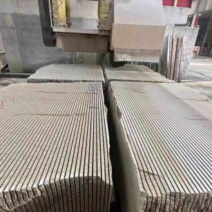 无锡 车间生产日常，黄金麻白麻花岗岩