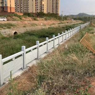 无锡 白麻河道栏杆效果展示图