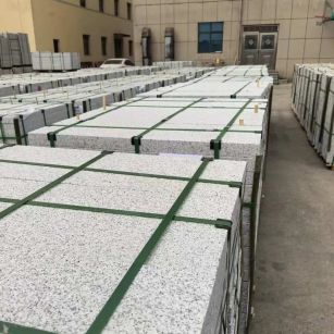 无锡 白麻花岗岩5.0公分荔枝面地铺石