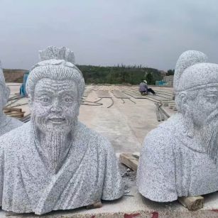 无锡 白麻花岗岩石材人物立体雕刻