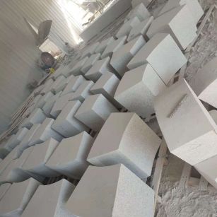 无锡 白麻花岗岩异形坐凳