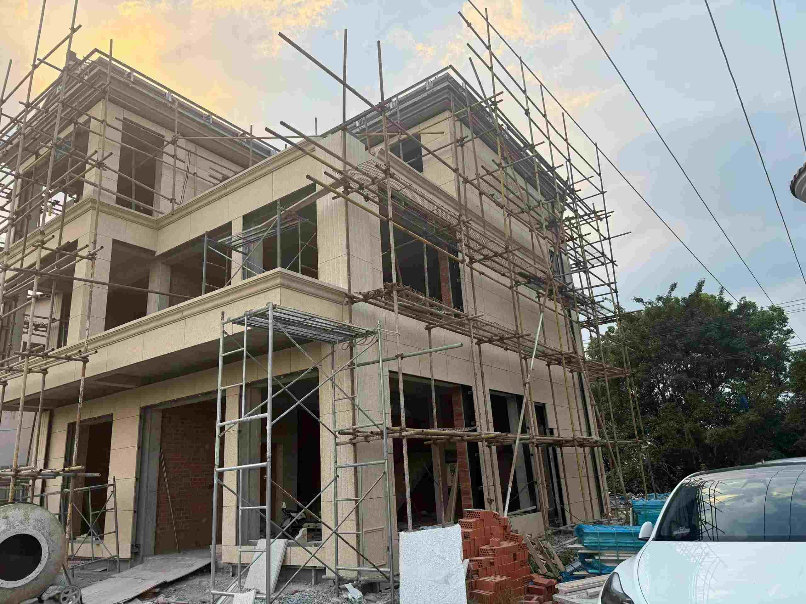 无锡 黄金麻荔枝面花岗岩外墙干挂