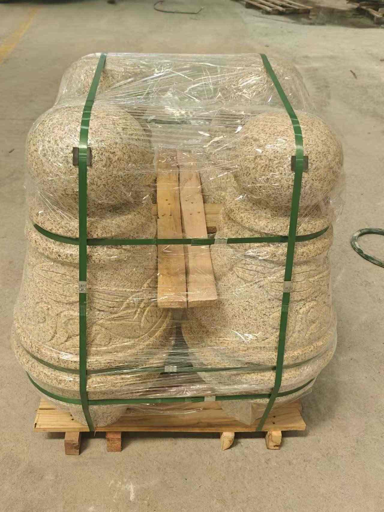 无锡 黄金麻异形定制雕花——棒棒糖挡车柱