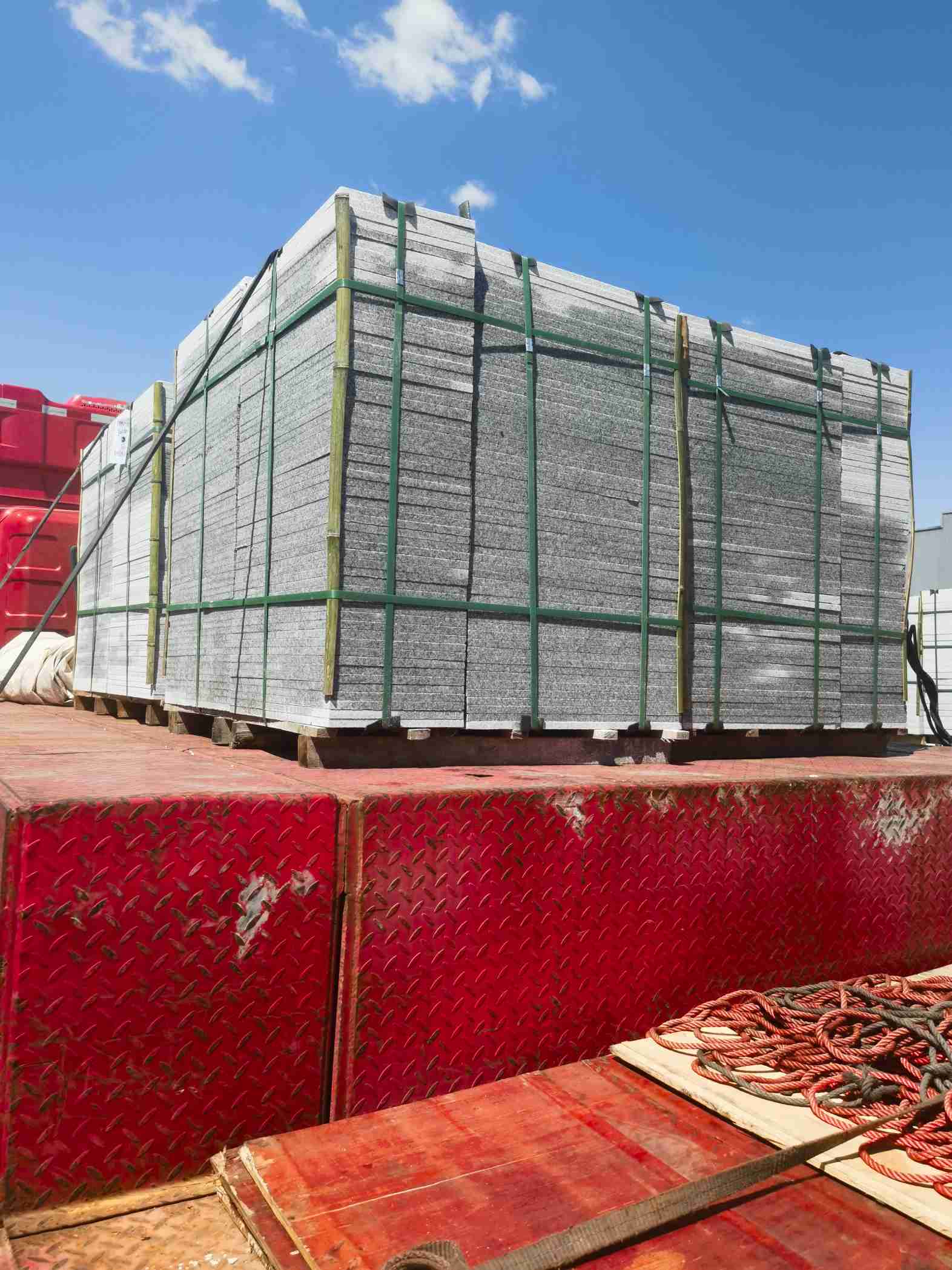 无锡 芝麻白火烧规格板地铺石300*600/600*600