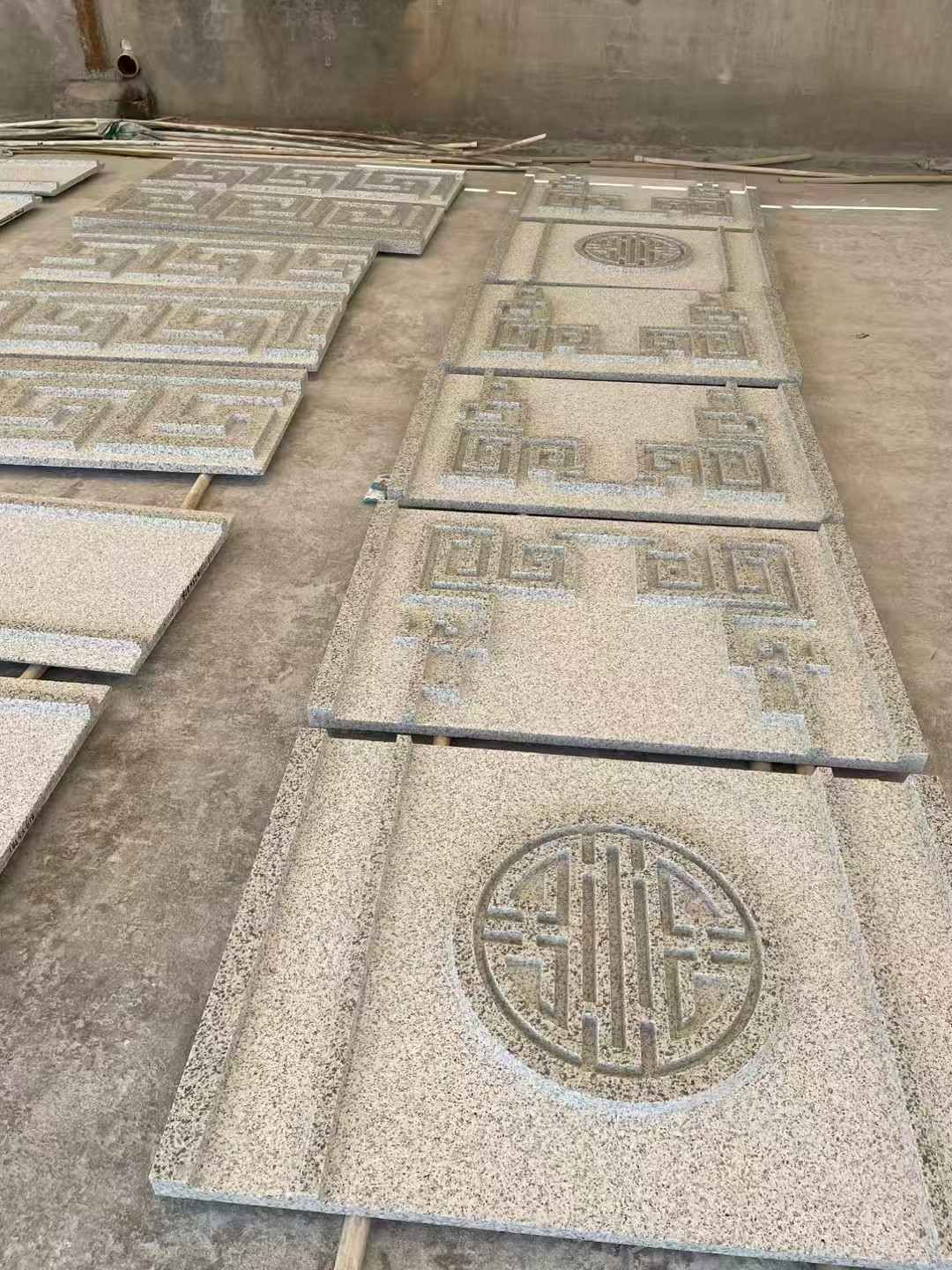 无锡 白麻花岗岩外墙立面雕刻板