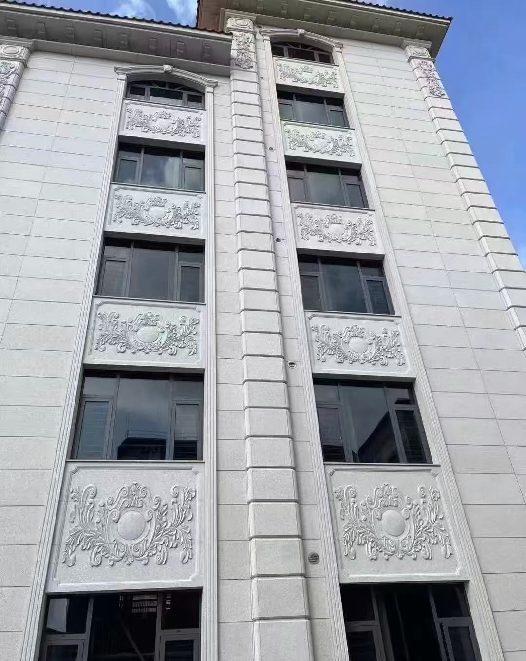 无锡 白麻荔枝面花岗岩别墅外墙干挂