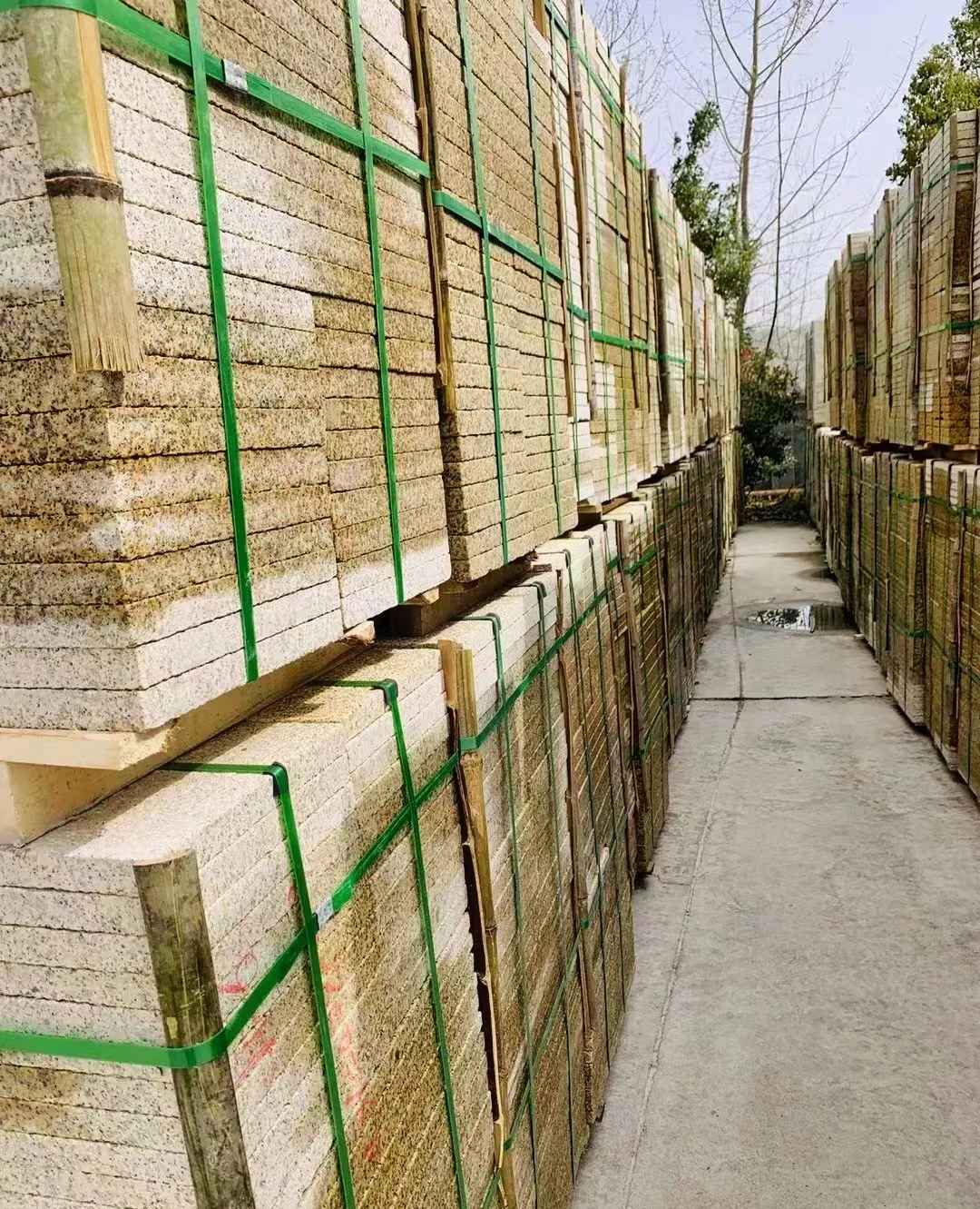 无锡 黄金麻花岗岩荔枝面地铺石