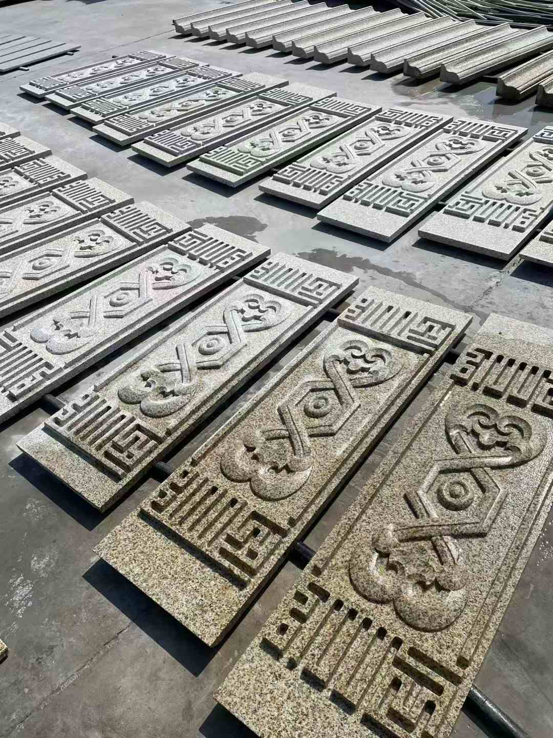 无锡 黄金麻花岗岩外墙雕刻板