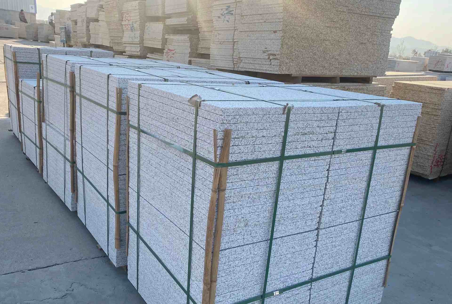 无锡 白麻花岗岩荔枝面地铺石