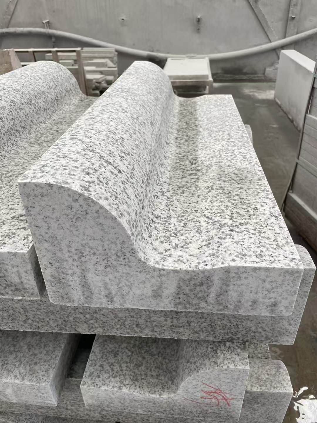 无锡 白麻花岗岩S型路沿石，路侧石，马路牙子等